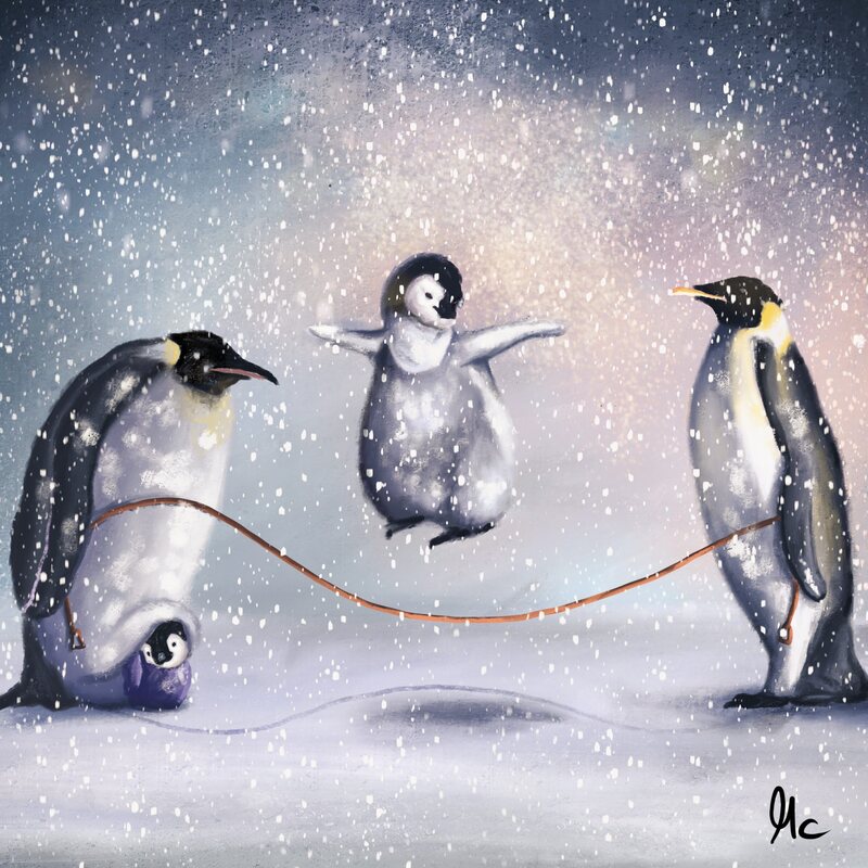 Penguins Jump Roping